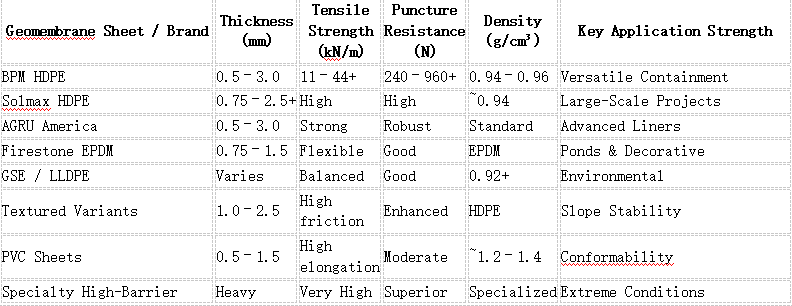Core Technical Parameters